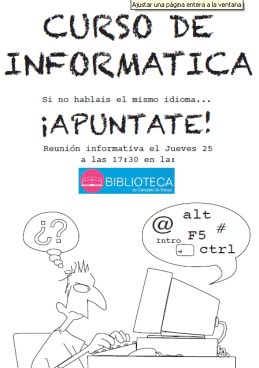 cartel curso informatica